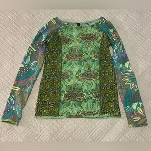 Maaji Multicolor Patterned Women's Swim Top